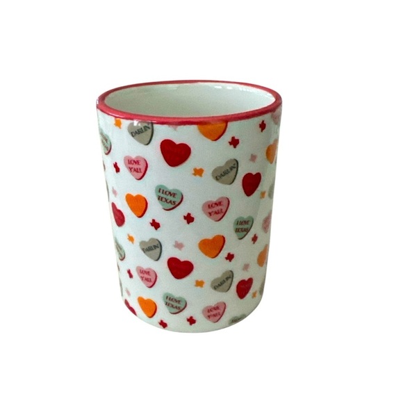 Heb Destination Holiday Valentines Day Conversation Hearts Ceramic Coffee Mug - Picture 3 of 8